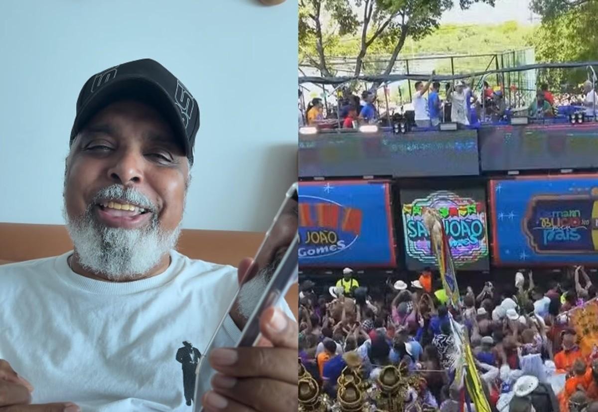 Marron Brasileiro recupera celular furtado durante show com João Gomes | G1