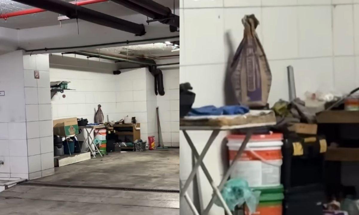 Mulher vê imagem de Nossa Senhora Aparecida, mas tem uma surpresa