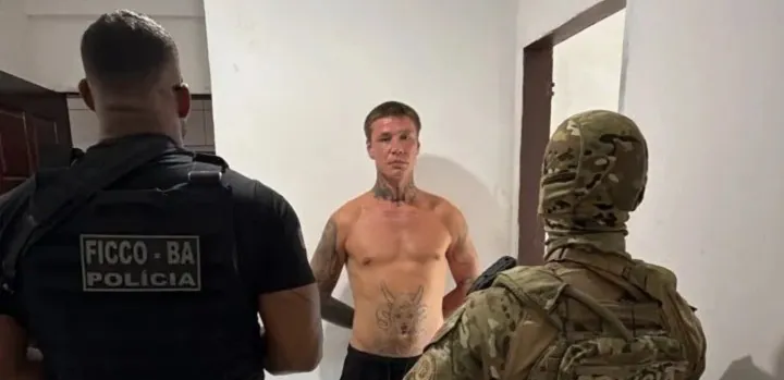 Polícia prende na Bahia ex-militar russo condenado à prisão perpétua