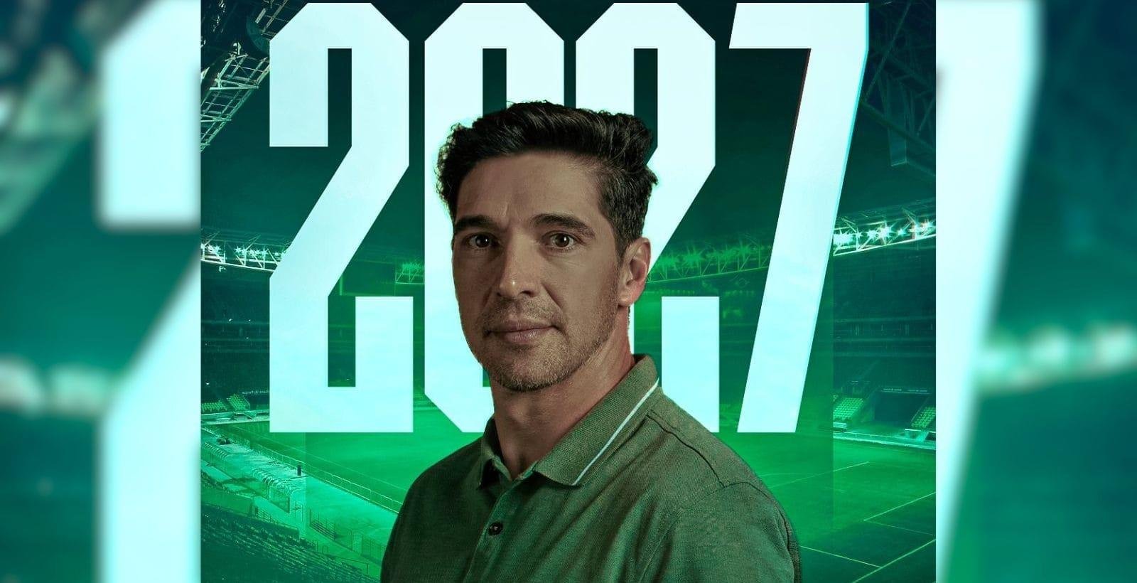 Abel Ferreira renova com o Palmeiras até o final de 2027