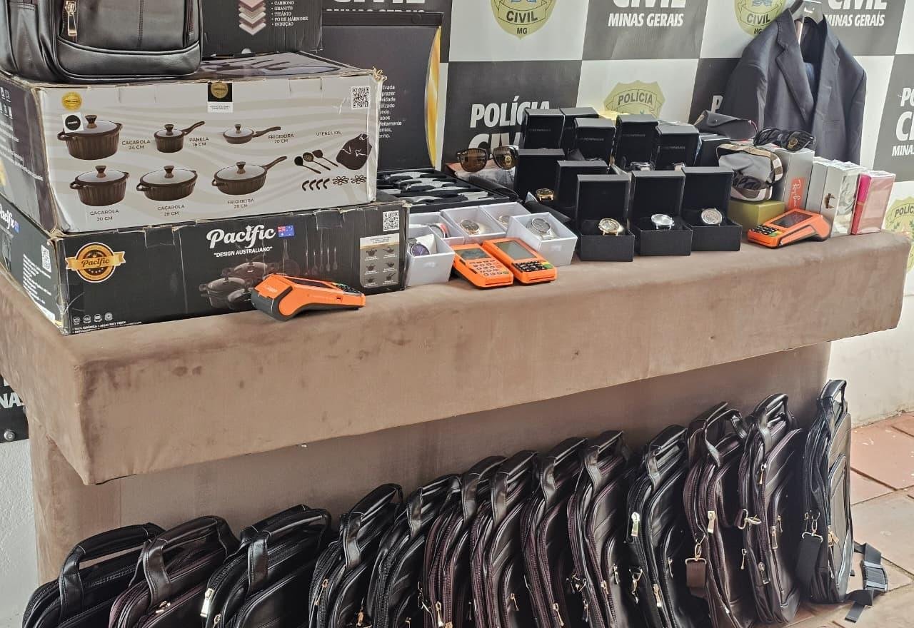 Portugueses são presos em Juiz de Fora por vender produtos falsos | G1