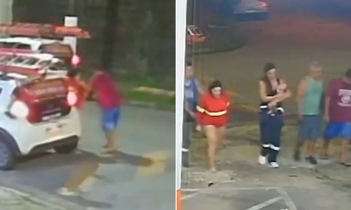 Socorrista do Samu salva bebê de dois meses que estava sem respirar | G1