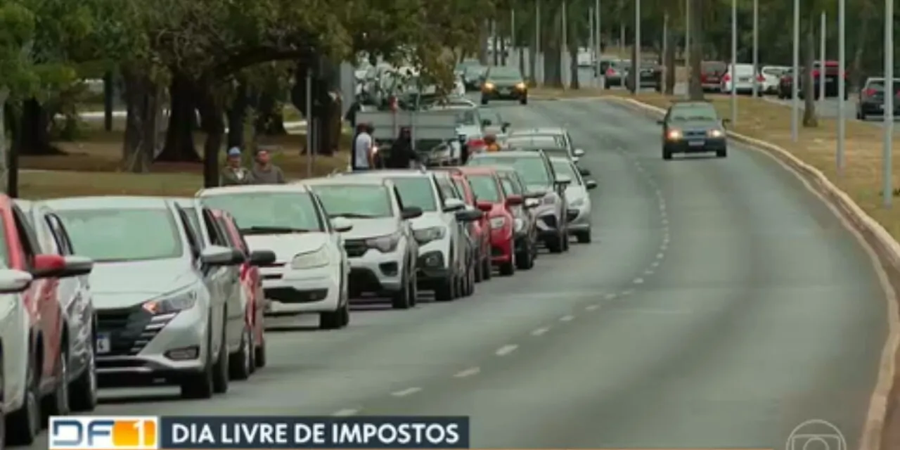 Contribuintes do DF já pagaram mais de 100 bilhões em impostos em 2026; comerciantes fazem dia livre de tributos