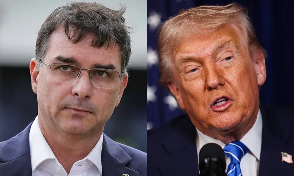 Flávio Bolsonaro propõe replicar no Brasil iniciativa de Trump