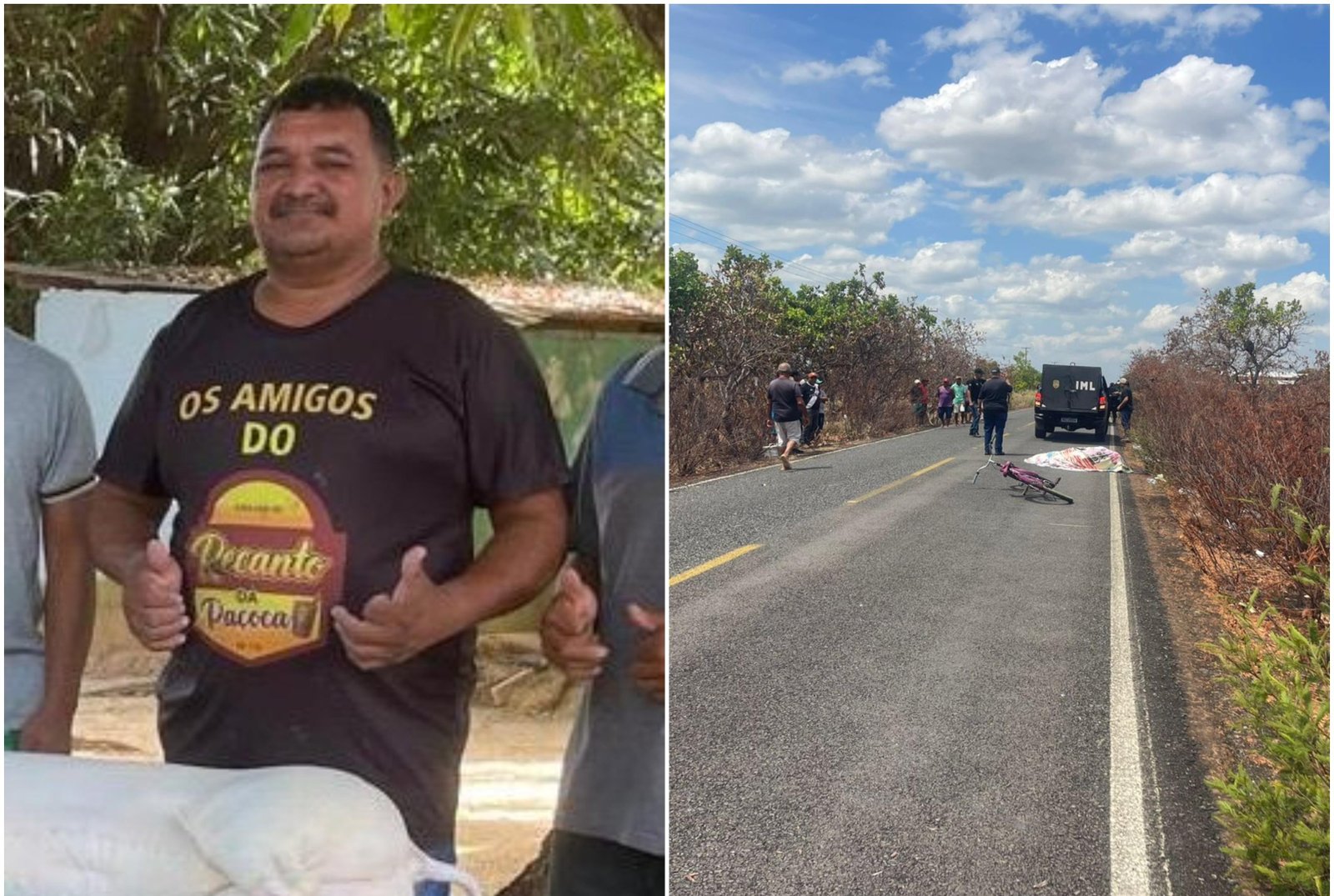 Ciclista morre após ser atropelado por carreta na RR-203 | G1