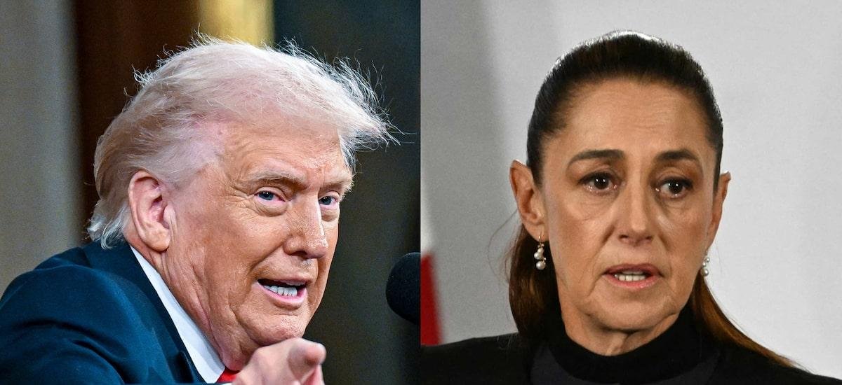Trump e Sheinbaum conversaram por telefone após morte do narcotraficante El Mencho no México