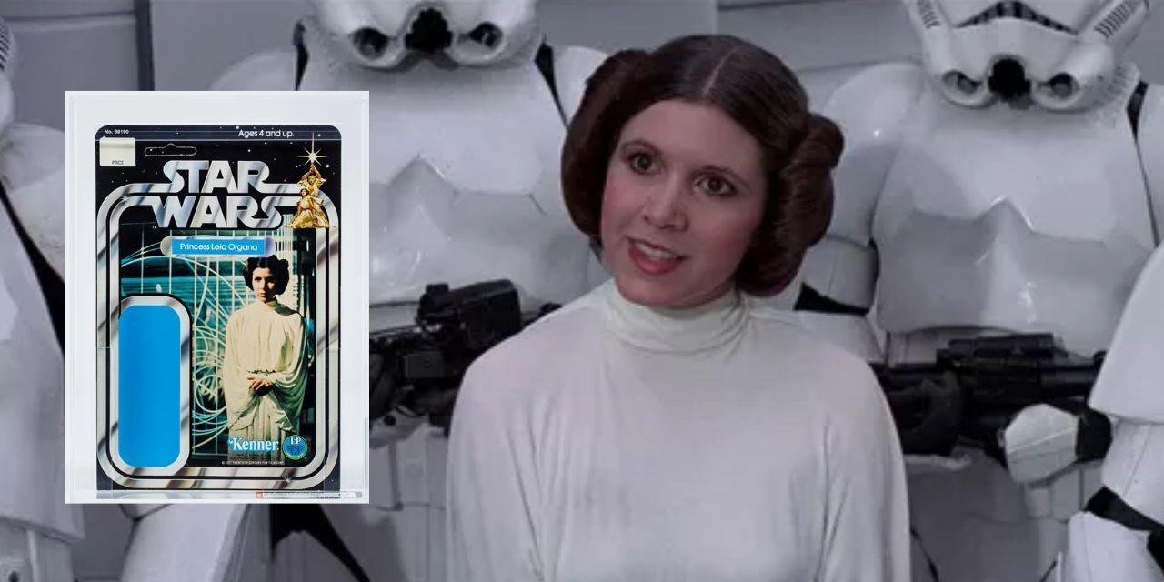 Só o papel mesmo: embalagem rara de boneca da Princesa Leia, de Star Wars, vai a leilão e pode render até R$ 104 mil