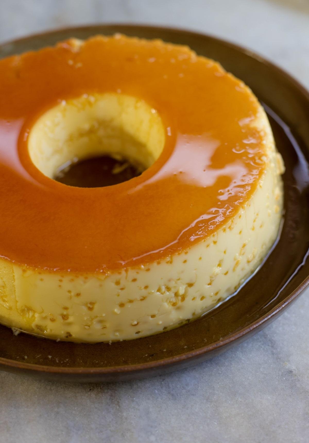 Pudim de pão no liquidificador para reproduzir em casa