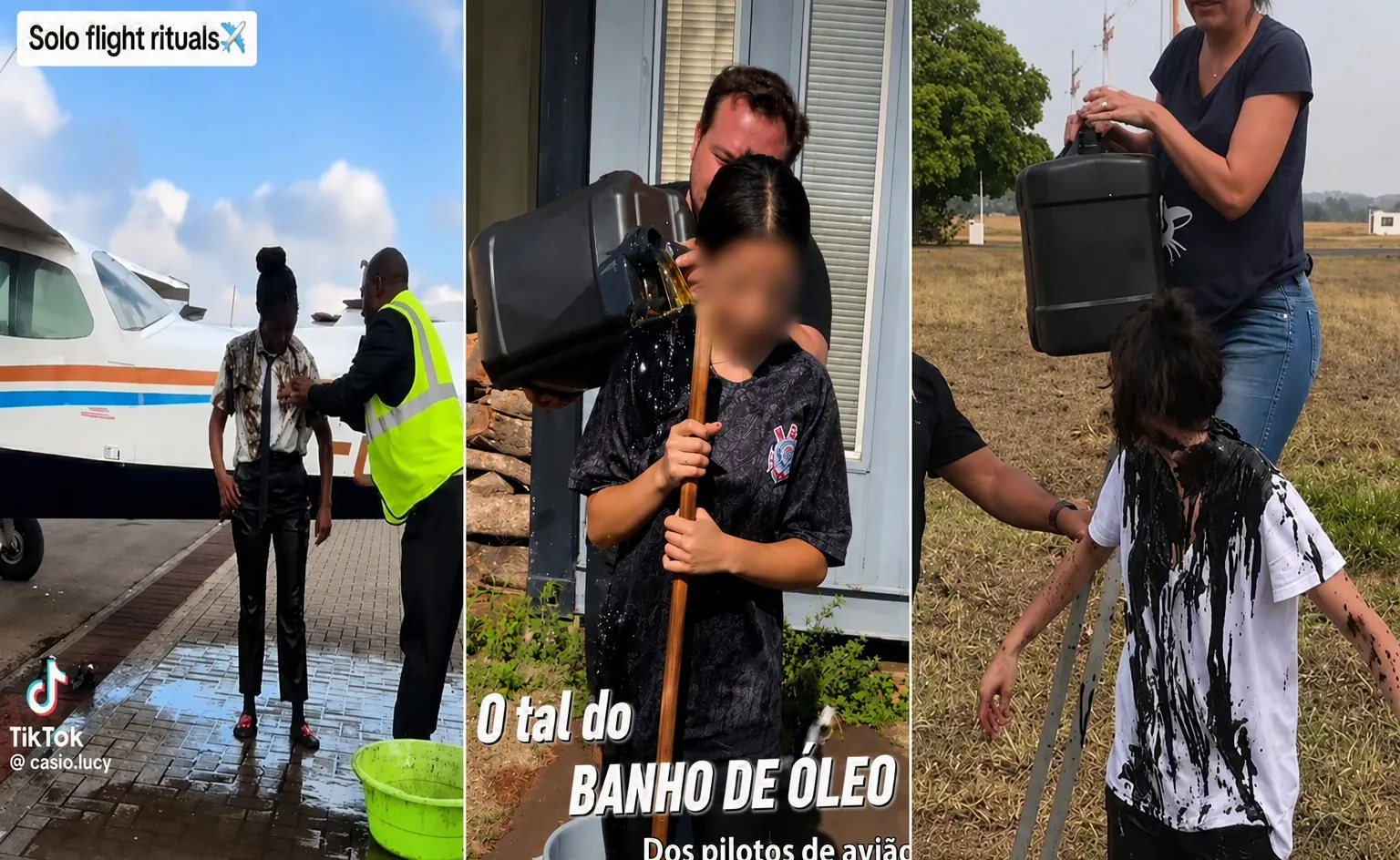 Entenda o que é o 'banho de óleo', ritual em escolas de aviação que ocorreu antes de morte de aluno no Paraná