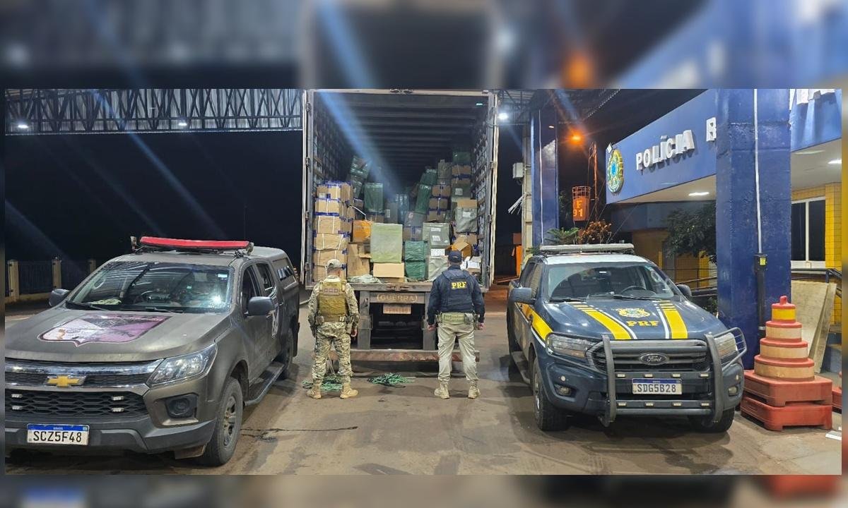 PRF apreende R$ 25 milhões em perfumes e remédios contrabandeados