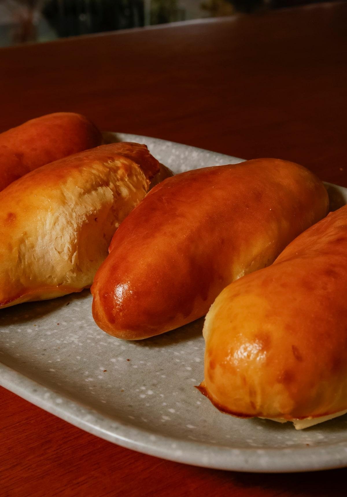Receita simples de pão com leite em pó para o café da manhã