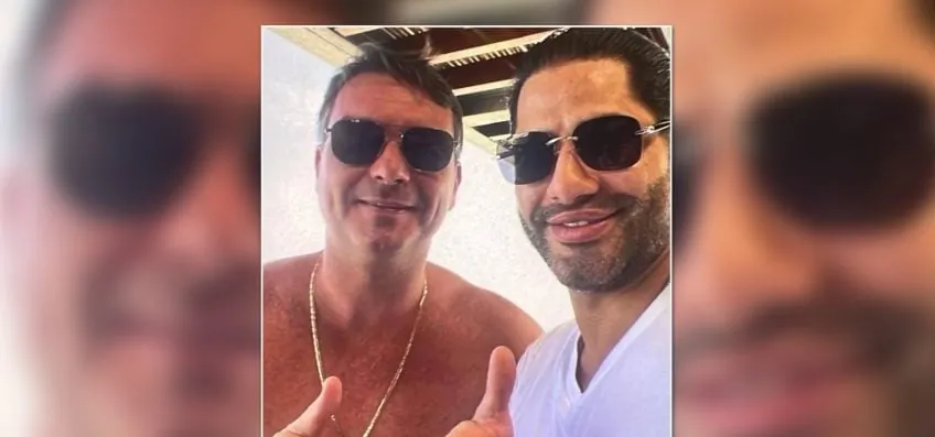 Flávio nega foto com “Sicário” e diz que imagem é feita por IA