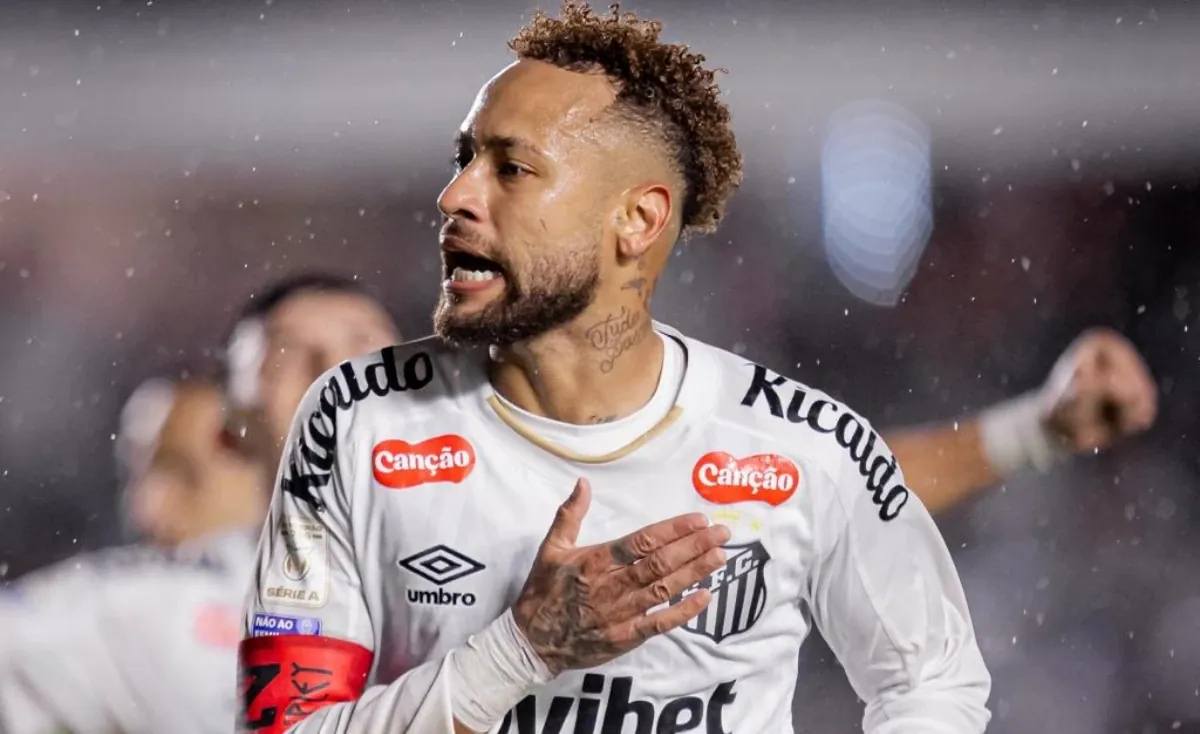 Neymar marca, Santos vence Bragantino no Brasileirão e alivia pressão