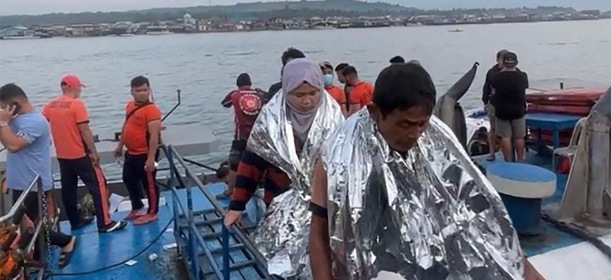 Balsa com mais de 350 pessoas naufraga nas Filipinas e deixa ao menos 18 mortos e 24 desaparecidos
