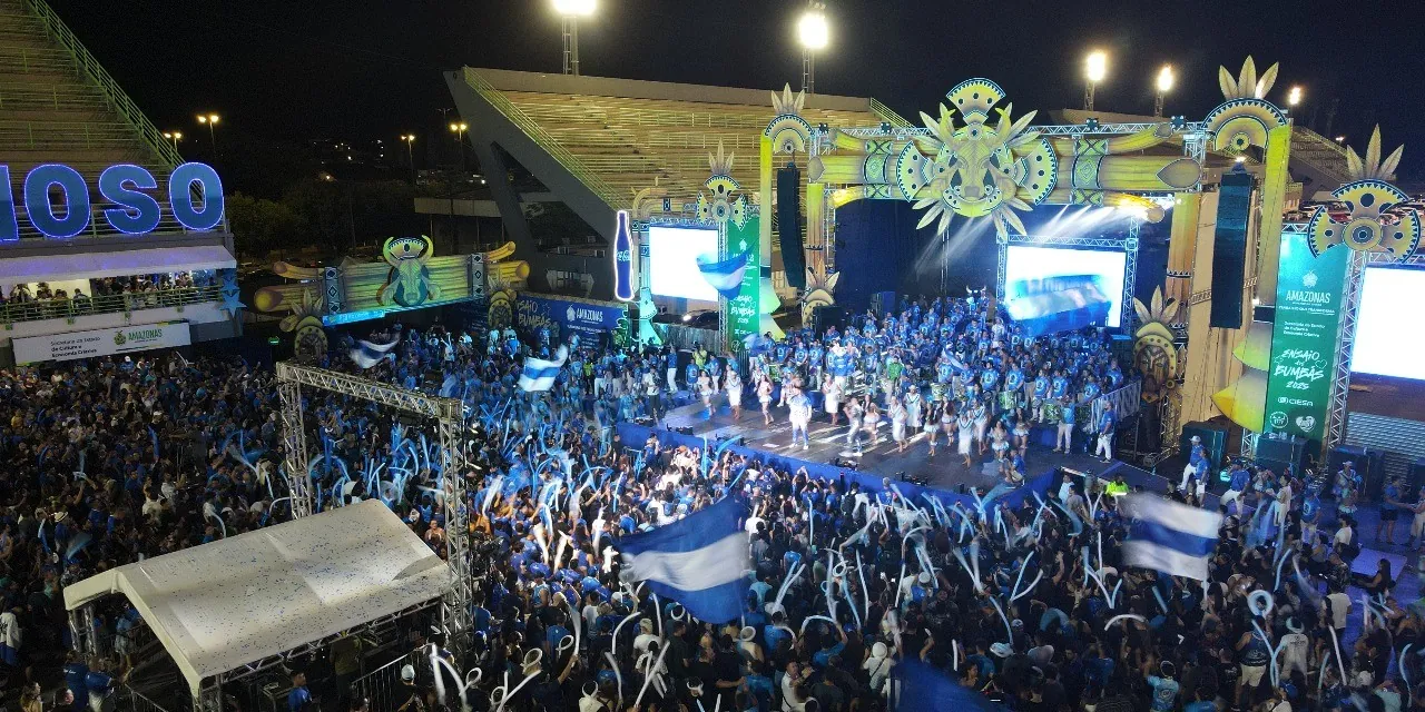 Misticismo e Revolução: Bar do Boi Caprichoso leva temática de lendas e rituais da floresta ao Sambódromo